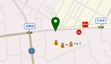 サンキューカット ベルク七本木店の地図画像