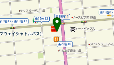 サンキューカット 南19条店の地図画像
