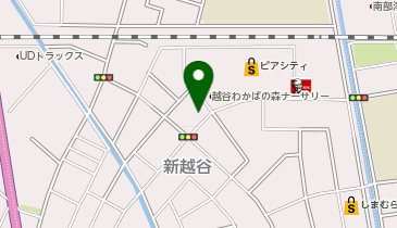 サンキューカット 南越谷店の地図画像
