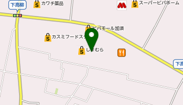 サンキューカット ビバモール加須店の地図画像