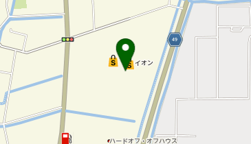 サンキューカット 東与賀店の地図画像