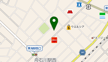 サンキューカット 東海駅前店の地図画像