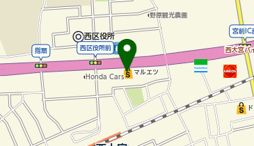 サンキューカット 西大宮店の地図画像