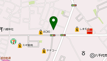 サンキューカット ヤオコー八千代大和田店の地図画像