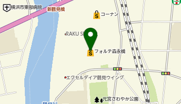 サンキューカット フォルテ森永橋店の地図画像