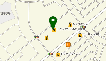サンキューカット イオンタウン木更津請西店の地図画像