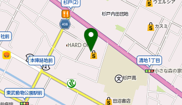 サンキューカット ベルクス杉戸店の地図画像