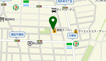 サンキューカット 鶴見潮田店の地図画像