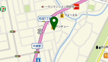 サンキューカット 谷山店の地図画像