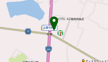 サンキューカット 筑後店の地図画像