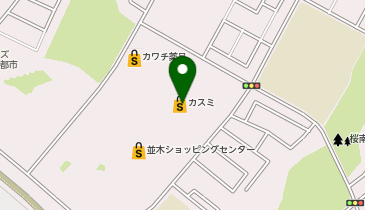 サンキューカット つくば並木店の地図画像