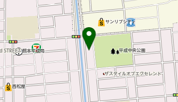 サンキューカット 平成大通り店の地図画像