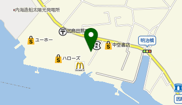 サンキューカット 因島店の地図画像