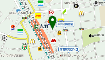 肉汁餃子のダンダダン 赤羽南口店の地図画像
