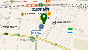肉汁餃子のダンダダン 武蔵小金井店の地図画像