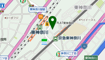 肉汁餃子のダンダダン 東神奈川店の地図画像