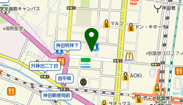 肉汁餃子のダンダダン 秋葉原店の地図画像