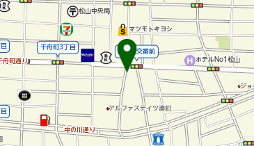 肉汁餃子のダンダダン 松山千舟町通り店の地図画像