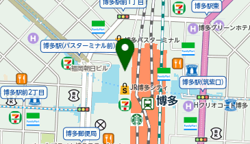 エアウィーヴ ハンズ博多店の地図画像