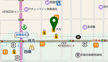 エアウィーヴ 大丸京都店の地図画像