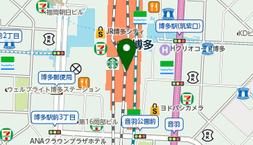 エアウィーヴ 博多阪急の地図画像