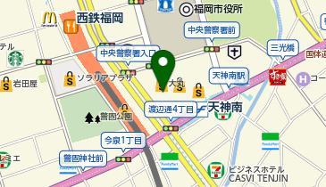 エアウィーヴ 大丸福岡天神店の地図画像