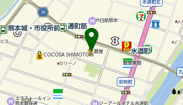エアウィーヴ ハンズ熊本店の地図画像
