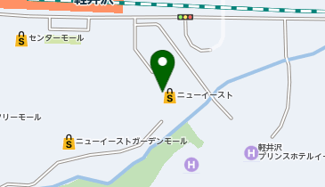 エアウィーヴ 軽井沢・プリンスショッピングプラザ店の地図画像