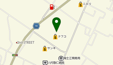 エアウィーヴ ナフコツーワンスタイル 東八代店の地図画像