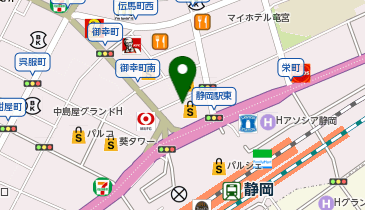 エアウィーヴ ナフコツーワンスタイル 松坂屋静岡店の地図画像