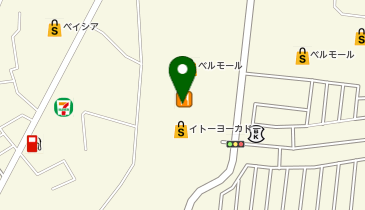 エアウィーヴ イトーヨーカドー宇都宮店の地図画像