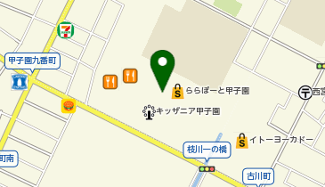 エアウィーヴ イトーヨーカドー甲子園店の地図画像