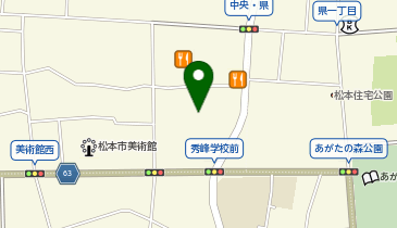 エアウィーヴ イオンモール松本の地図画像