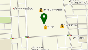 エアウィーヴ アピタ前橋店の地図画像
