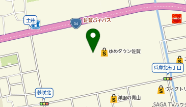 エアウィーヴ ゆめタウン 佐賀店の地図画像