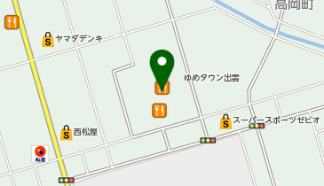 エアウィーヴ ゆめタウン 出雲店の地図画像