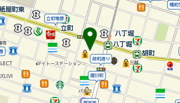 エアウィーヴ 福屋 八丁堀本店の地図画像