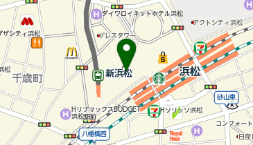 エアウィーヴ 遠鉄百貨店の地図画像