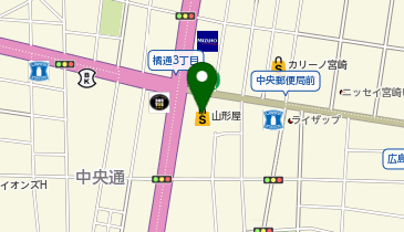 エアウィーヴ 宮崎山形屋の地図画像
