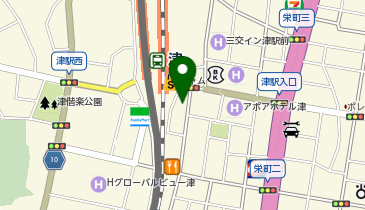 ミニミニ津駅前店の地図画像