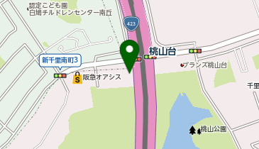 ミニミニFC桃山台店の地図画像