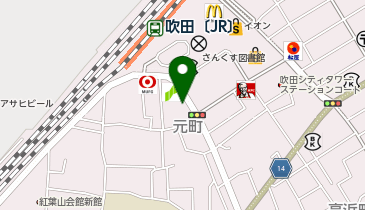 ミニミニFC吹田店の地図画像