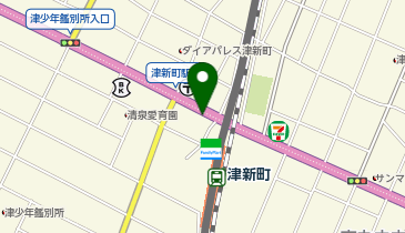 ミニミニ津新町店の地図画像