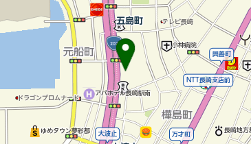 ミニミニFC長崎店の地図画像