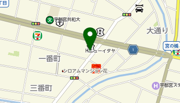 ミニミニ宇都宮駅前店の地図画像