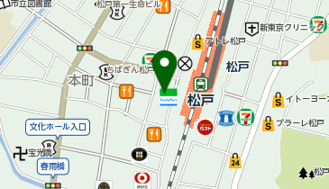 ミニミニ松戸店の地図画像