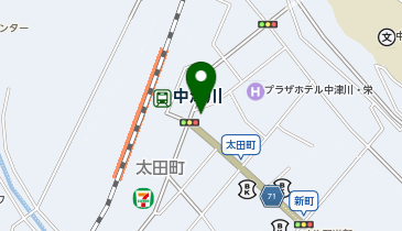 ミニミニ中津川店の地図画像