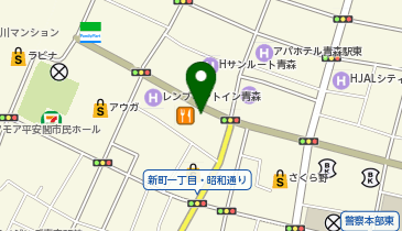ミニミニFC青森店の地図画像