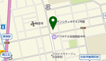 ミニミニFC佐賀店の地図画像