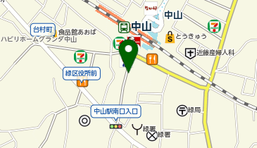 ミニミニ中山店の地図画像
